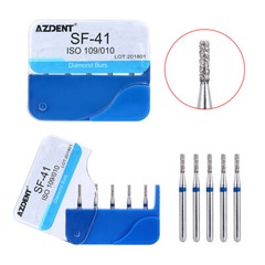 100Pcs Dental Diamond Burs Polishing Repair Kit for High Speed Handpiece 20Types