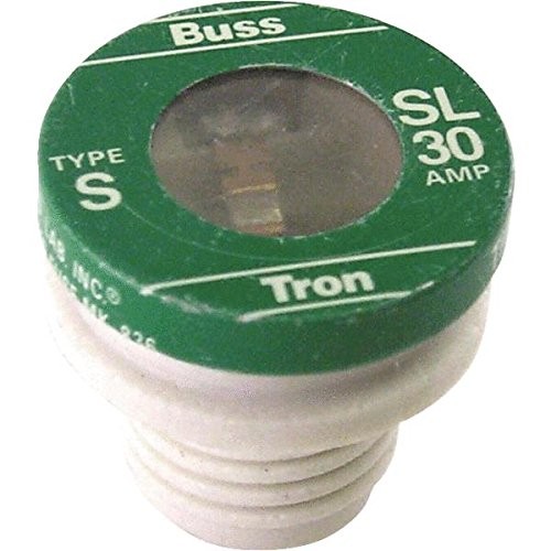 SL-30PK4 30 Amp Time Delay Rejection Base Plug Fuse 125V UL Listed 4-Pack