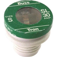 SL-30PK4 30 Amp Time Delay Rejection Base Plug Fuse 125V UL Listed 4-Pack