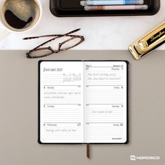 2026 At-A-Glance 74-02 Fine Diary Weekly Monthly Planner, Genuine Leather
