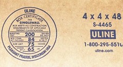 4″ x 4″ x 48″ Cardboard Corrugated Box