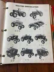 1958-1964 Wheel Horse Dealer Service Manual & Parts Catalog RJ58 701 702 854 603