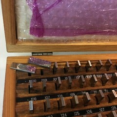 Vintage HDT Inc Gage Block Set FED Grade 2 Rectangular 81 Pcs Wooden Case