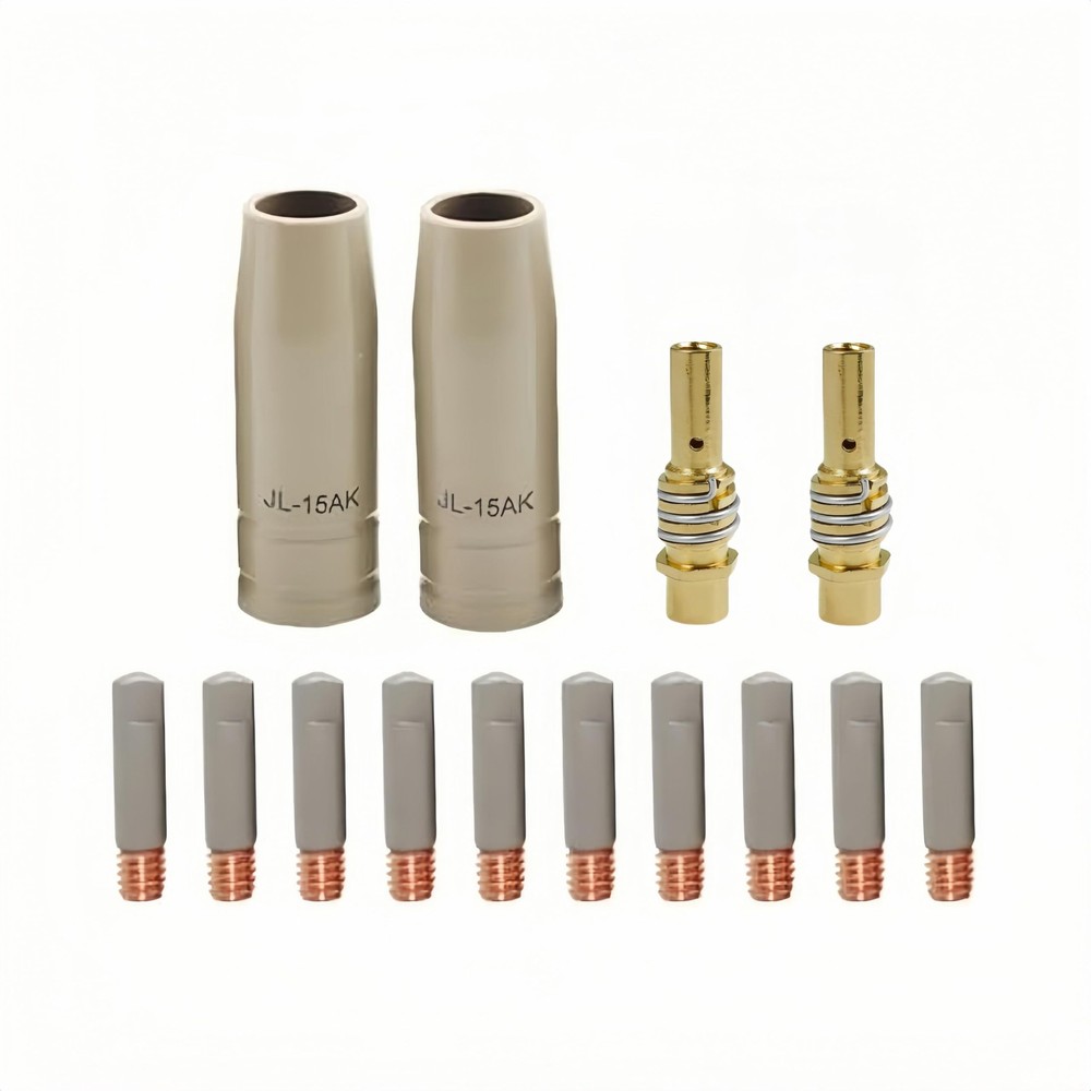 14pcs Mig Welding Nozzle Tips .035″ with Non-Stick Coating; Ceramic Welding N…