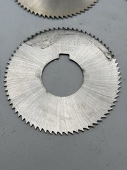 Lot of 6 Globus 2-3/4″ x .040″ Thick HSS Slitting Saws 72 Teeth 1.00″ Arbor Hole