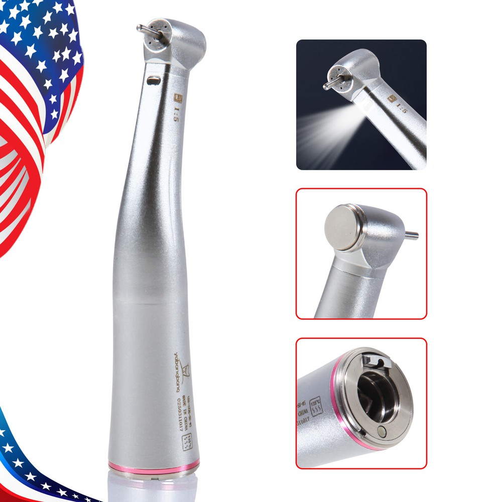 1-10 Pcs NSK Style Dental 1:5 LED Contra Angle Increasing Handpiece Inner OR
