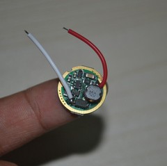 Single Mode 3.7V-18V 17MM Flashlight Driver Circuit Board for 10W LED Bulb
