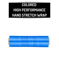 Cast Narrow Banding Stretch Wrap 15″x1500′ 128 Rolls Dark Blue Cling Shrink Film