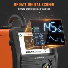 Light Weight 110V/220V 145A Flux MIG Welder Lift-TIG Stick 3 in1 Welding Machine