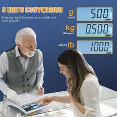 Industrial Counting Scale Digital Scale for Parts and Coins Kg/G/Lb Electronic G