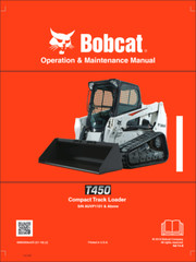 BOBCAT T450 COMPACT TRACK LOADER OPERATORS SERVICE REPAIR SHOP MANUAL PDF USB