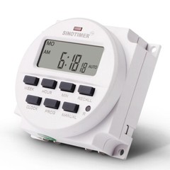 2PC Digital Timer Switch 1 Second Interval 7 Days Programmable 24 Hours TM618H-2