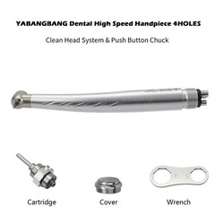 10 Packs NSK Style Dental High Speed Handpiece Push Button 4Hole Air Turbine USA
