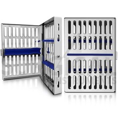 Dental Sterilization Cassette 7″ X 5″ Surgical For 10 Instruments German Grade