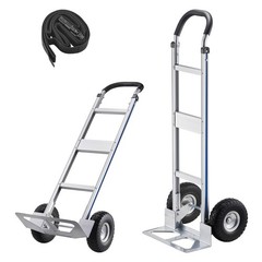 Uimoso 500 lbs Capacity Aluminum Hand Truck with Durable Wheels