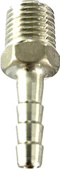 (Qty 10) 1/4″ OD Barb X 1/4″ Male NPT, 316 Stainless Steel Hose Barb