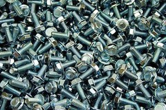 (200) Serrated Flange 5/16-18 x 3/4 Grade 5 IHW Hex Bolt Cap Screw Zinc
