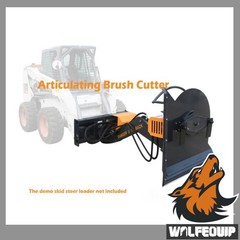 Wolfequip Articulating Brush Cutter Boom Mower Side Cutting 96″ Reach Skid Steer