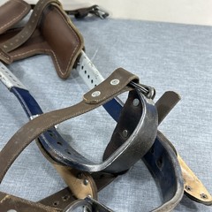 Klein Tools 8210 Left & Right Tree Pole Climbing Spikes Gaffs Adjustable Leather