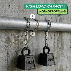 Durable 40PCS Stainless Steel Pipe Clamps with 20 Screws – Fits 1/4″ Pipes