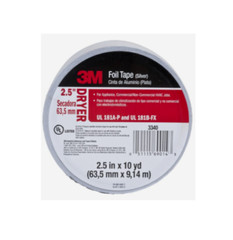 3M Silver Foil Tape for Appliances #3340 DRYER 2.5 in x 30 ft 1 Pack