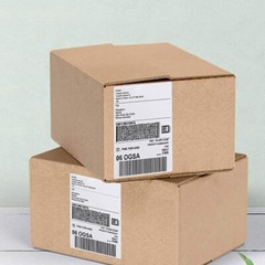 50-1000 Shipping Labels 8.5″ x 5.5″ Half Sheets Self Adhesive 2 Per 8.5×11 Sheet