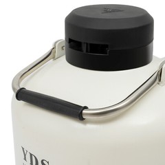 10L Liquid Nitrogen Container LN2 Nitrogen Cryogenic Container Tank 5cm Caliber