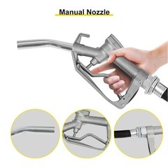 Heavy Duty Portable Fuel Tank w/ Top Handle 13ft Delivery Hose Oil Gun 32 Gallon
