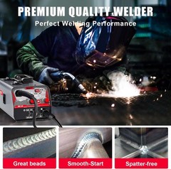 MIG Welder 140Amp, Flux Core MIG Welder/Stick 2 in 1 Welding Machine, Welder Mac