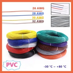 PVC Insulated Electronic Cable Wire 32/30/28/26 AWG Flexible Stranded Wire Cable