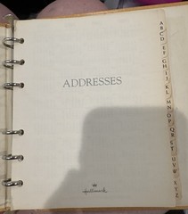 Vintage Hallmark Koala Address Book 3 Ring Binder Loose Leaf Friendship