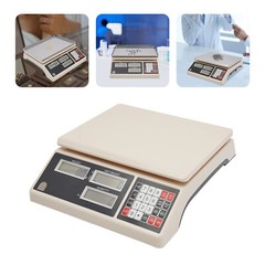 Industrial Counting Scale, 30kg X 0.5g, Digital Scale for Parts and Coins, g/k