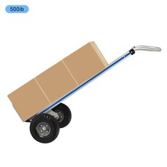 500lbs Aluminum Hand Truck – Heavy Duty Folding Dolly Cart for Moving Warehouse