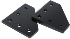 10Pcs 2020 Corner Bracket Plate Anodised L Shape 5 Hole 90 Degree outside Joinin