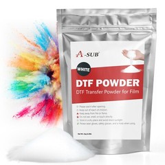 4.4LB A-SUB DTF Powder White and Black Bundle Hot Melt Adhesive Sublimation