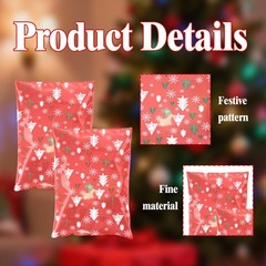 Christmas Poly Mailers 10×15 Inch 20Pcs – Self Seal Mailing Envelopes for Red