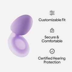 Loop Dream Earplugs for Deep Sleep, Napping and Snoring – Lilac