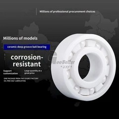 ZrO2 Zirconia Full Ceramic Ball Bearing Double Sealed 2RS Resistant Corrosion