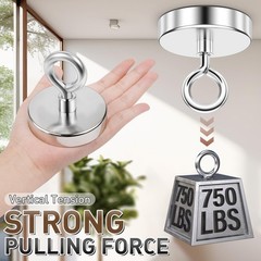 FINDMAG 2.95’’ Fishing Magnets, 750 LBS Pulling Force Neodymium Rare Earth