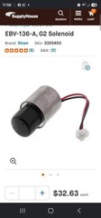 Qty(5) Sloan 3325453 Optima Plus Replacement Solenoid Operator Part EBV-136-A