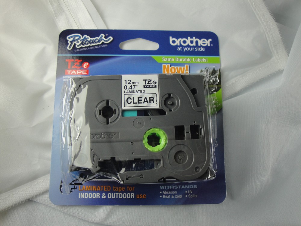 2 PACK Brother P-Touch TZe-131 BLACK ON CLEAR Label Tape / Ptouch TZ131 ORIGINAL