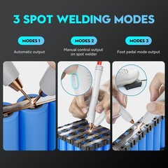 AWithZ 10.5KW Spot Welder Super Farad Capacitor Spot Welding Machine For 18650
