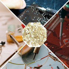 AIEX 14K Gold Chip Solder 0.5 Gram (0.32DWT) Ultra Tiny Gold Chip Solder, Low Te