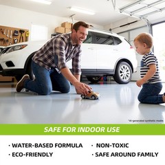 Garage Floor Epoxy Kit, 2K Epoxy Floor Paint with Tools, Epoxy Coating for Concr
