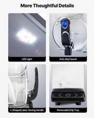 VEVORCommercial Slushy Machine 15L Margarita Smoothie Frozen Drink Slushie Maker