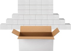 Versatile 8x8x3 Small Shipping Boxes Set of 25 – Reliable Protection for Items