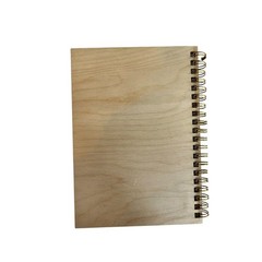 Aloha and Flowers Wooden Covered Notebook/Journal 5×7 Laser 80 Pages New W Tags