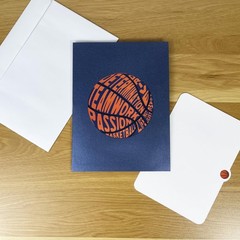 PQDGlobal 3D Popup Card of Basketball Player, 5.9 x 7.9 inches,
