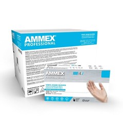 *1,000-Piece* Ammex Professional Vinyl Exam Medical Gloves Clear Large VPF66100