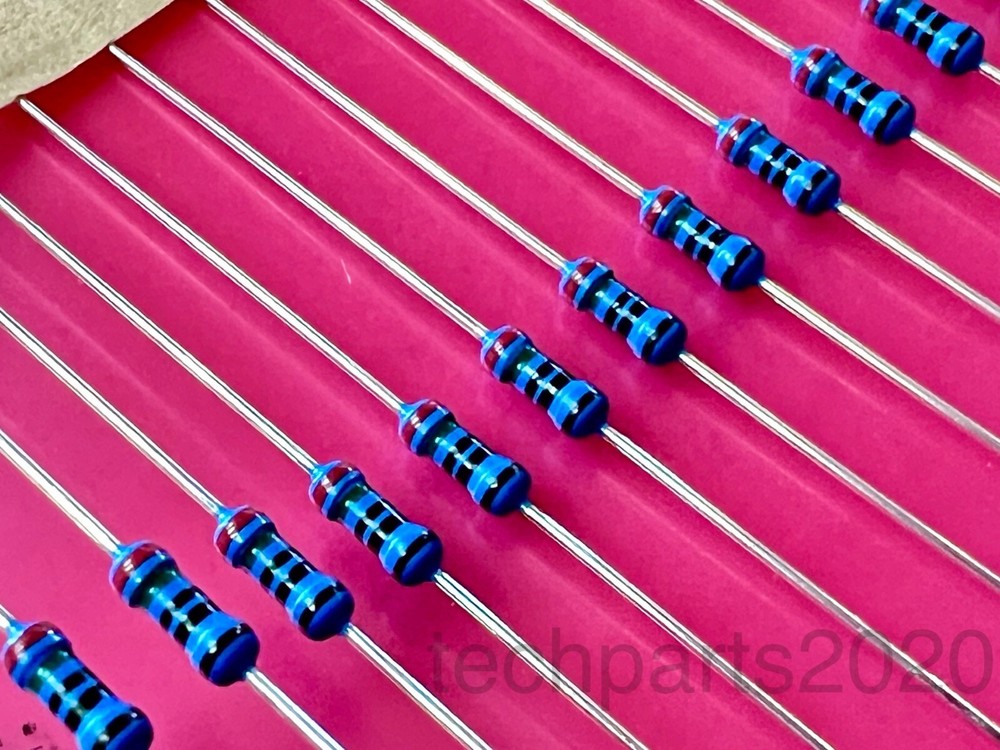 Lot 50pcs pack 1/4W Resistors, 250Ohms, 250R, 1%, for 4-20mA 1-5 Volt Conversion